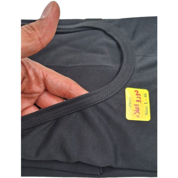 زیرپوش مشکی مردانه رکابی نیکو