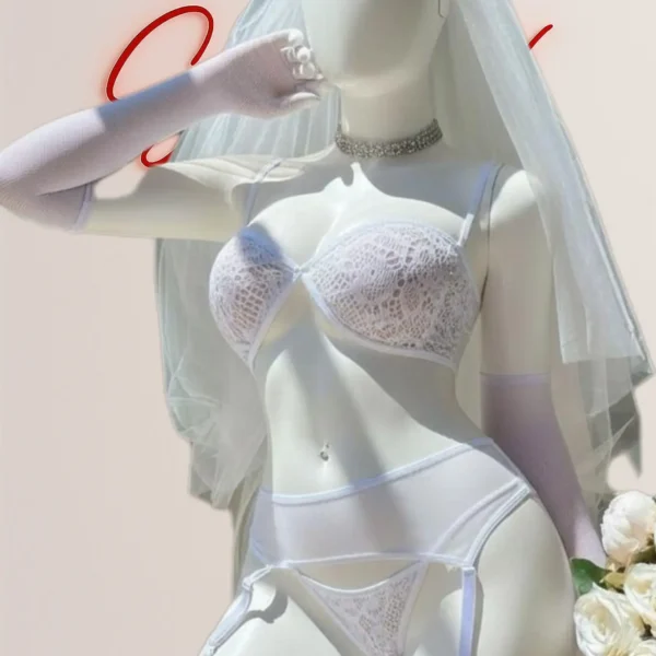 ست لباس خواب عروس 6 تکه