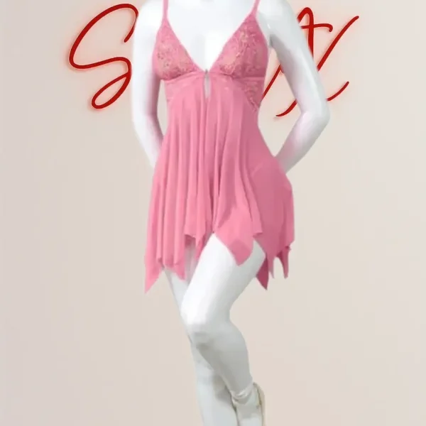 لباس خواب فانتزی زنانه صورتی