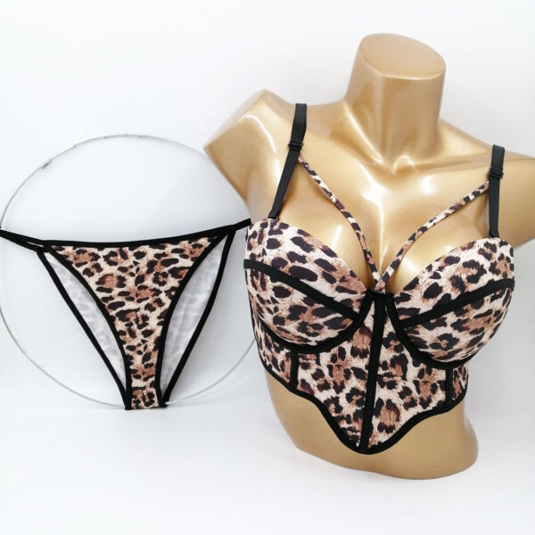 ست سوتین و شورت پلنگی