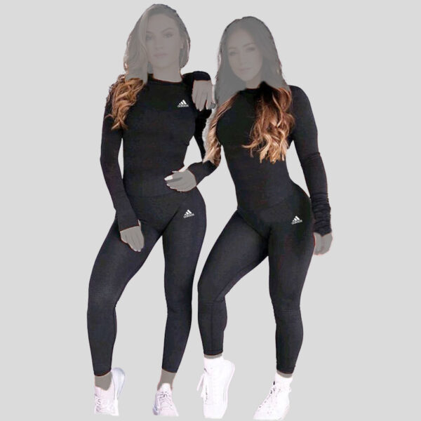 ست زنانه ورزشی آدیداس آستین فینگردار